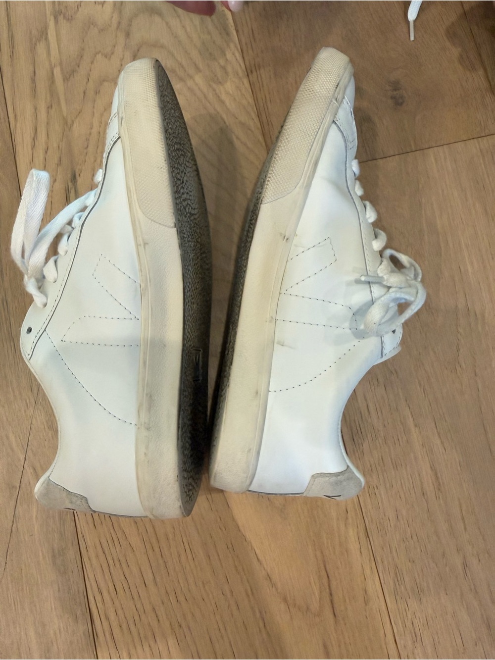 Classic White Leather Veja  Sneakers